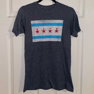 Hamilton Broadway An American Musical Chicago Flag Graphic T-Shirt